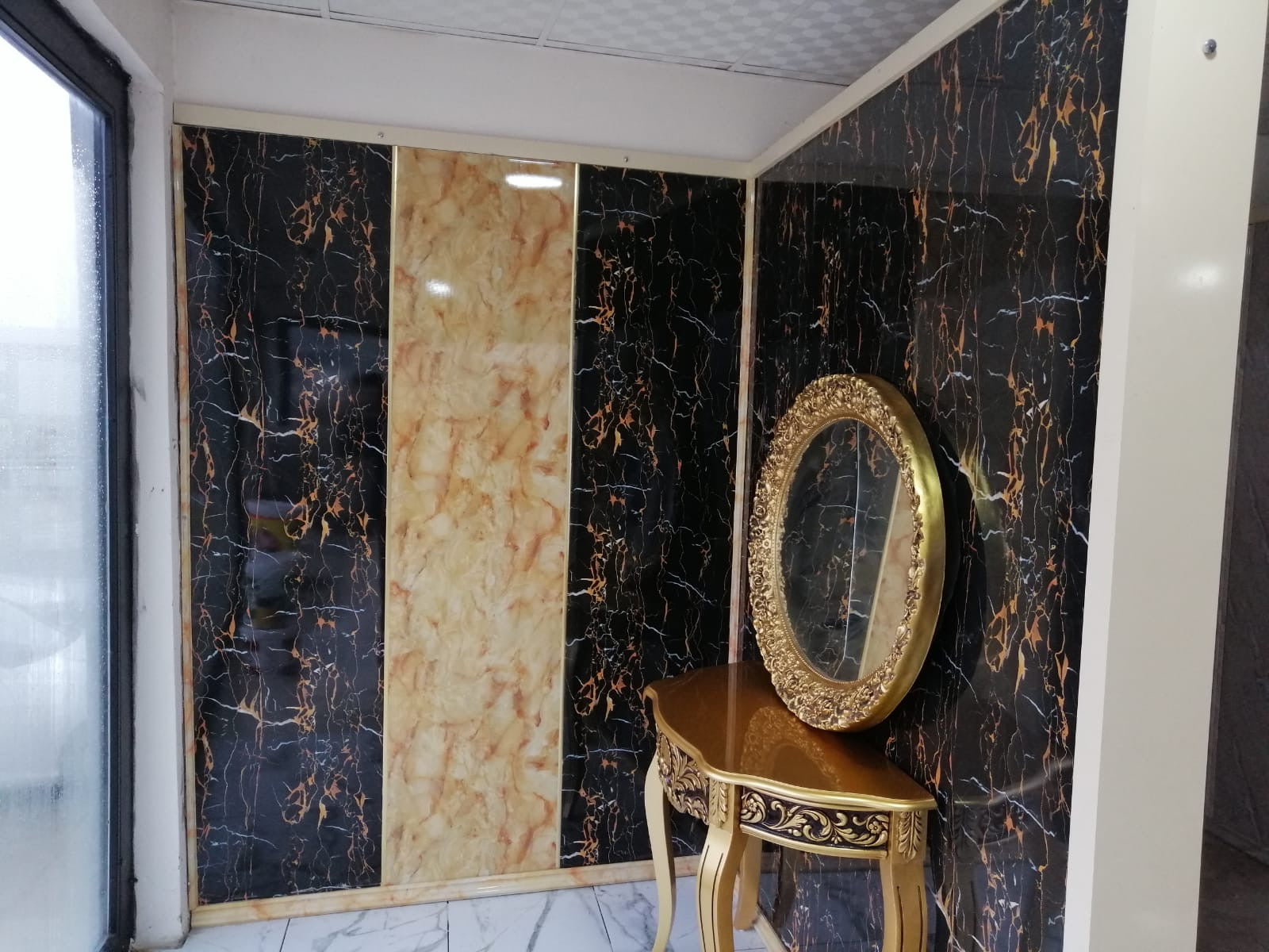 Dragon / Marble alternative to bathroom tiles