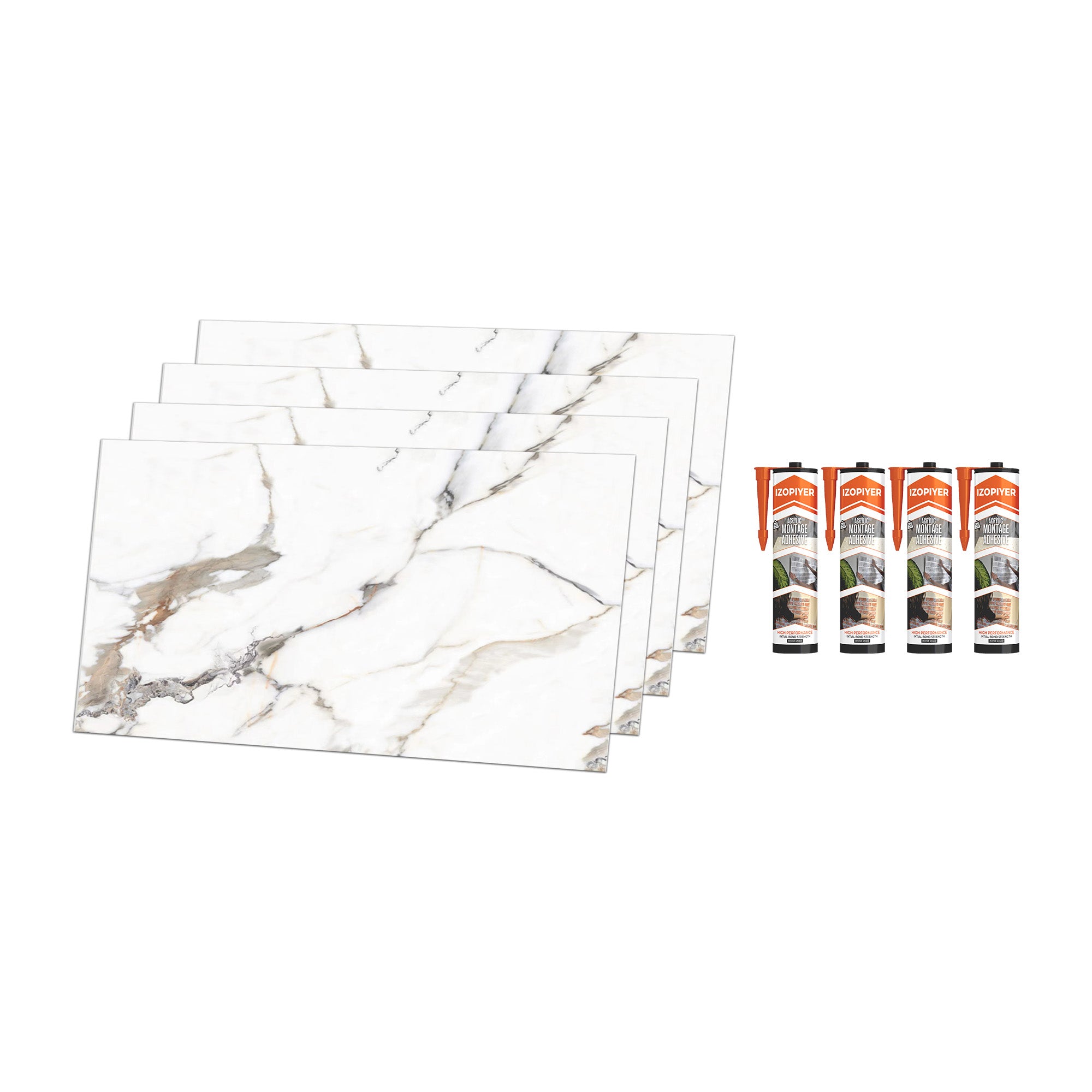 Garden of Eden V-04 / Marble alternative to bathroom tiles