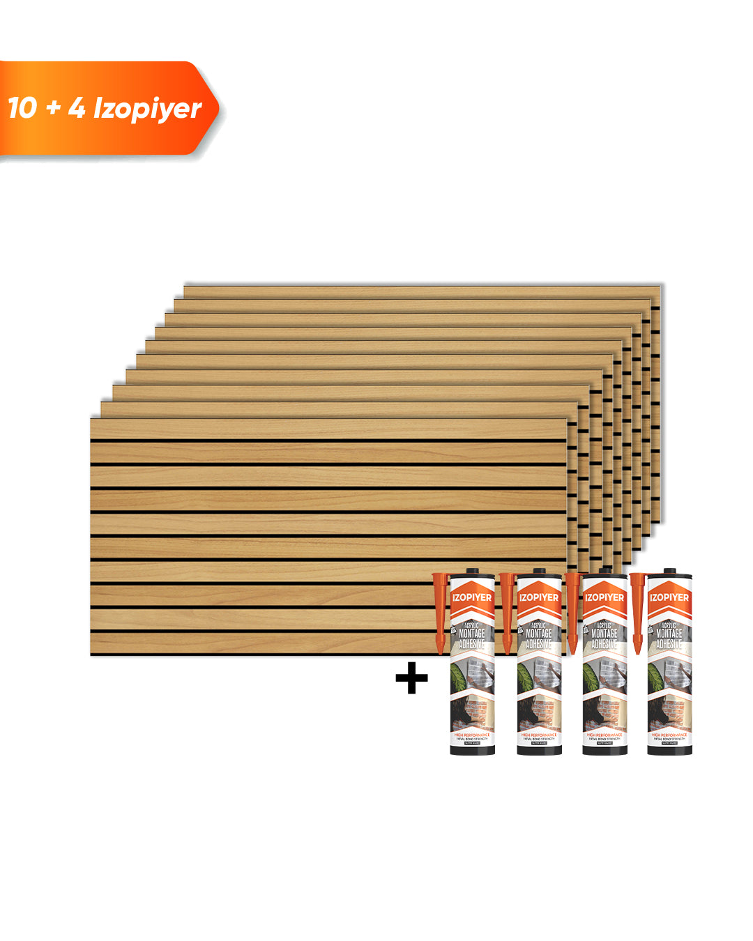 Light Wood AP-01 Wood-effect polystyrene wall panel 