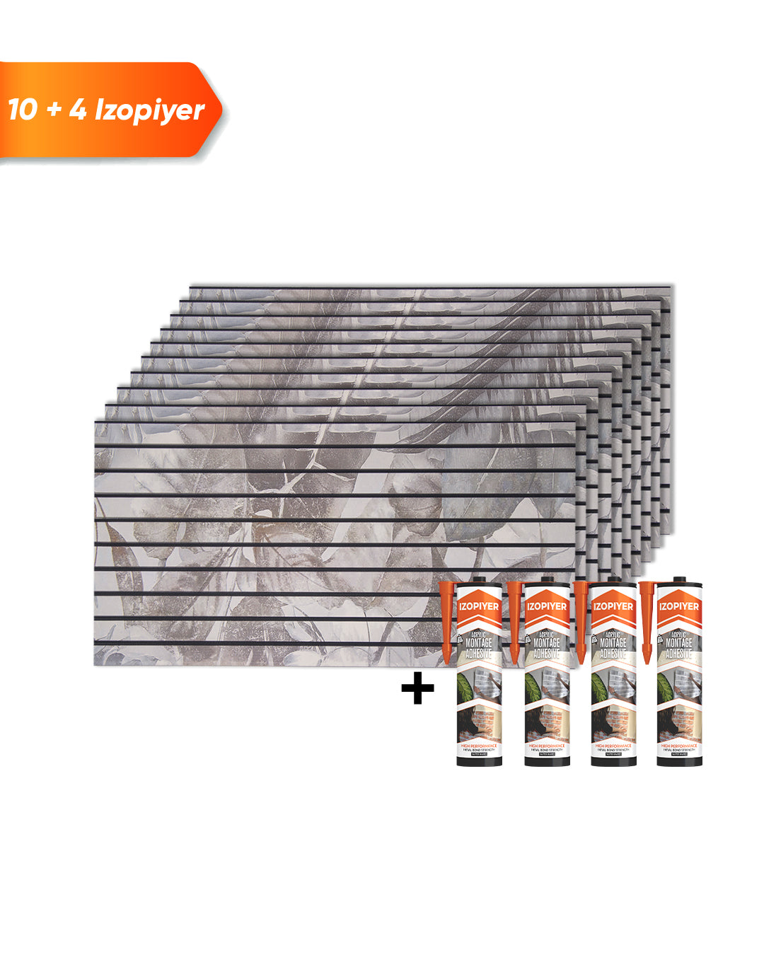 Paneles con efecto listones de madera Artículo: Revestimiento de pared Armonía Botánica AP-72