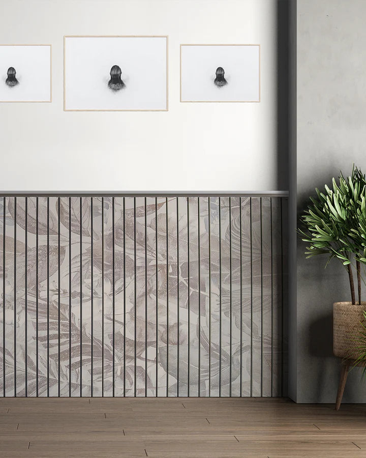 Paneles con efecto listones de madera Artículo: Revestimiento de pared Armonía Botánica AP-72