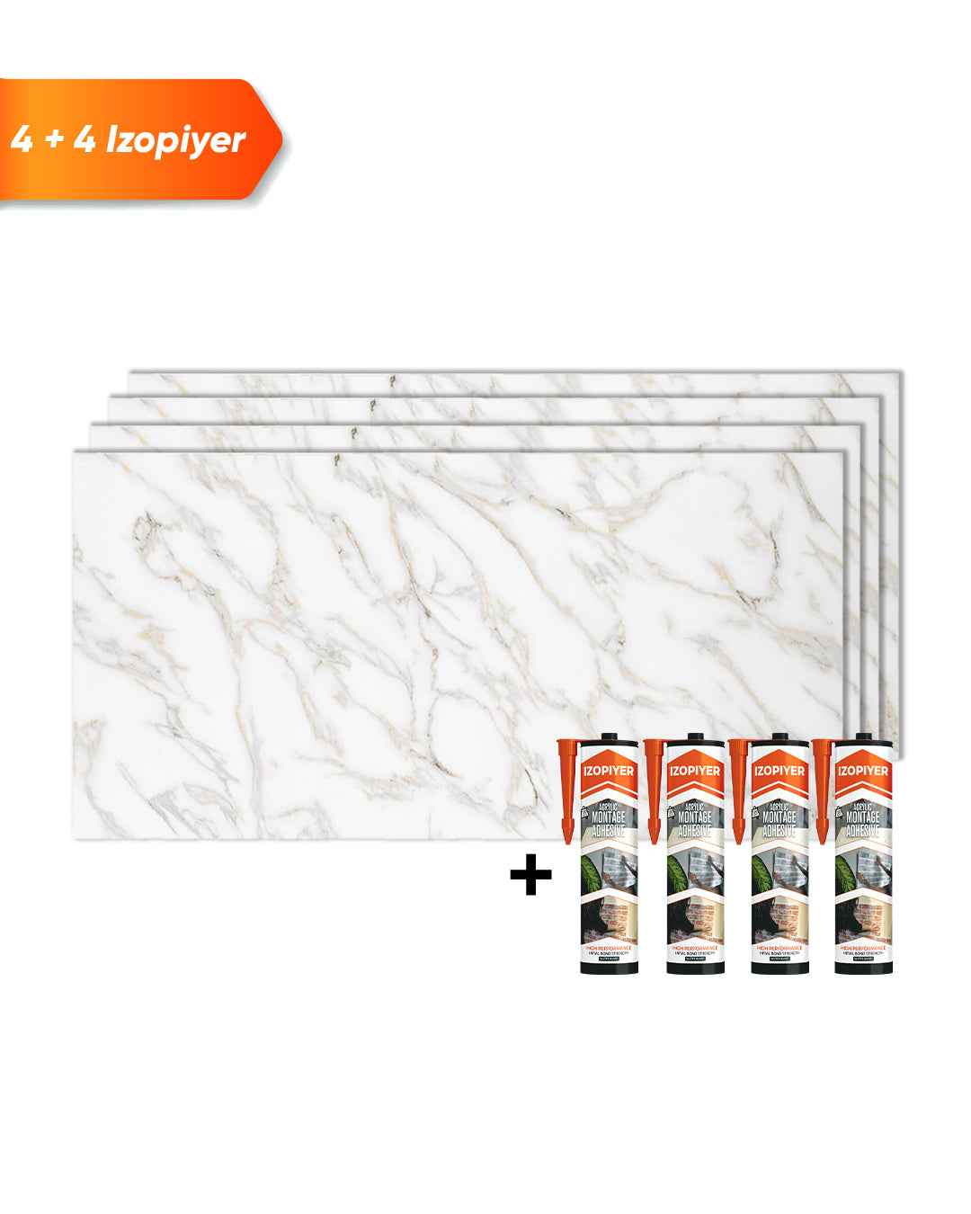 Calacada / Marble alternative to bathroom tiles