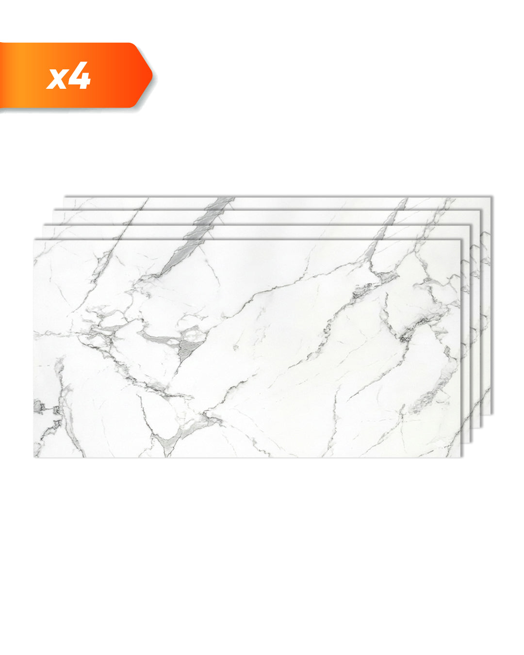 Carrara / Alternativa de mármol a los azulejos del baño