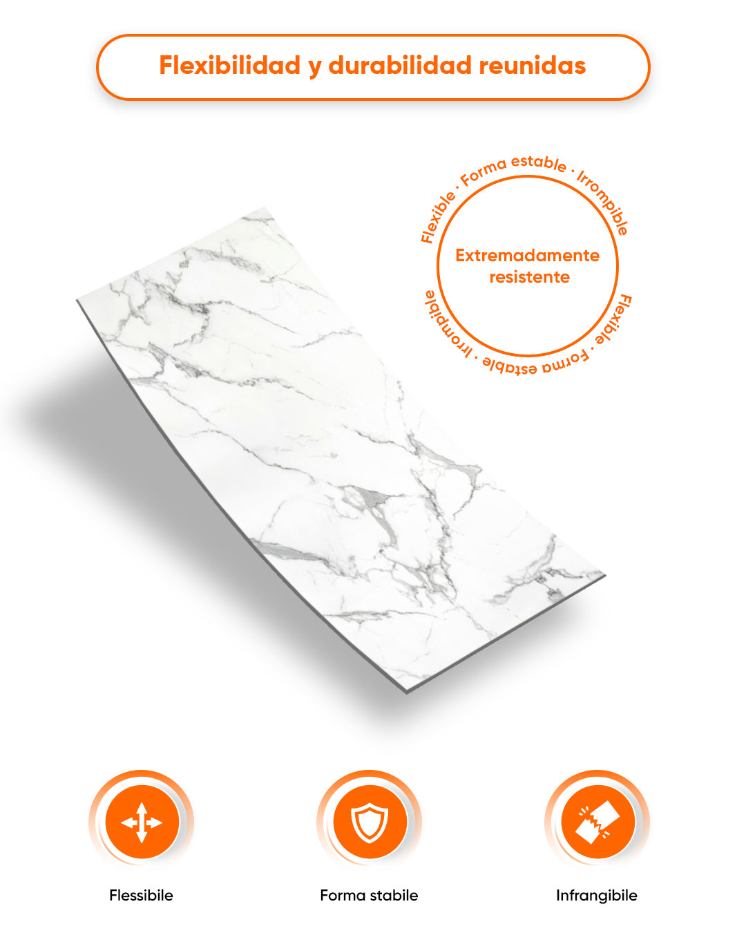 Carrara / Alternativa de mármol a los azulejos del baño