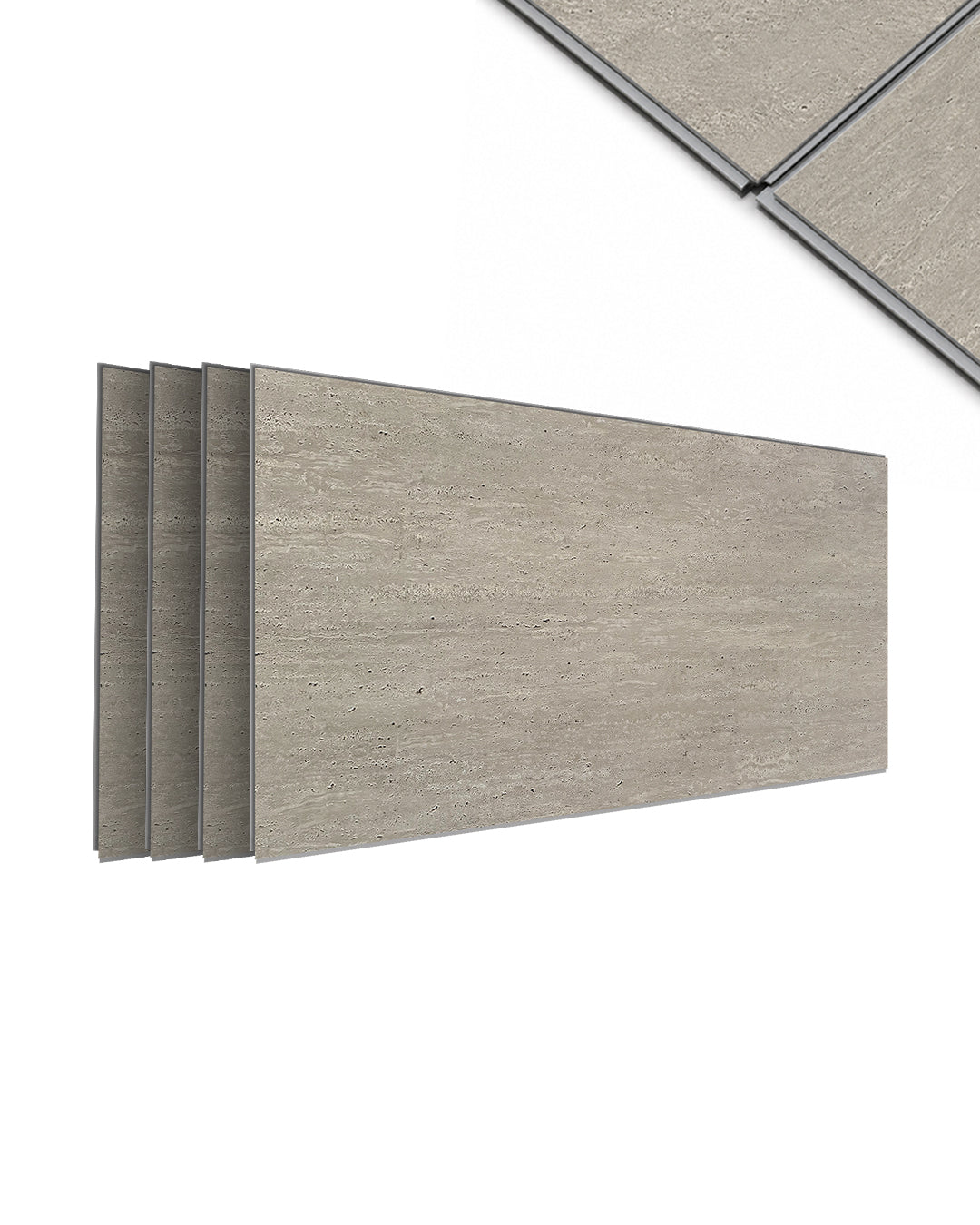 Panel de pared SPC 60x120 cm | Revestimiento de pared impermeable | Desert Silence
