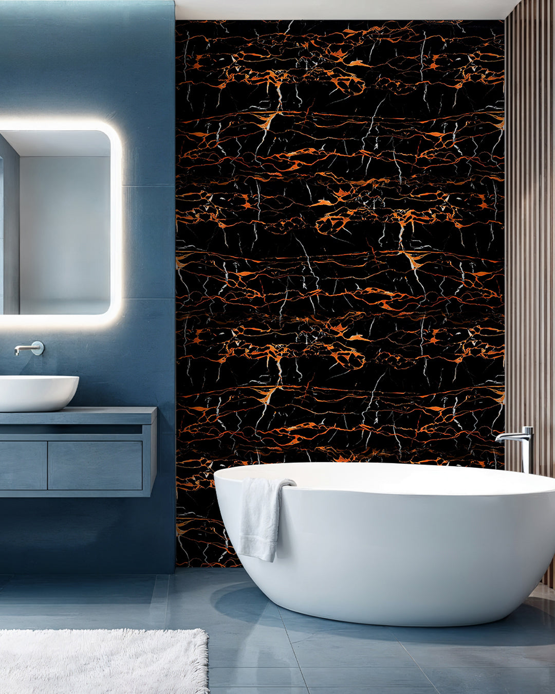 Dragon / Alternativa de mármol a los azulejos del baño