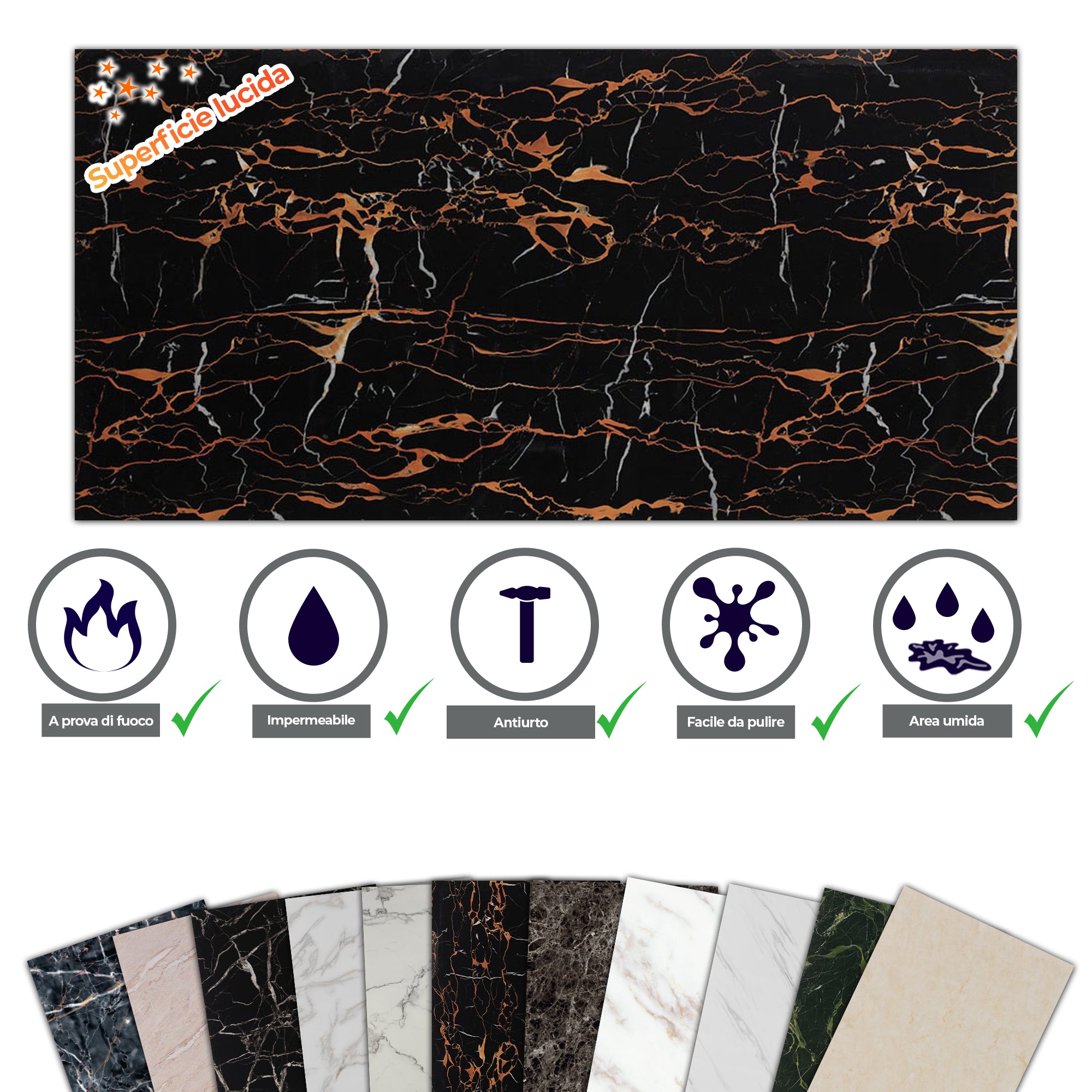 Dragon / Marble alternative to bathroom tiles