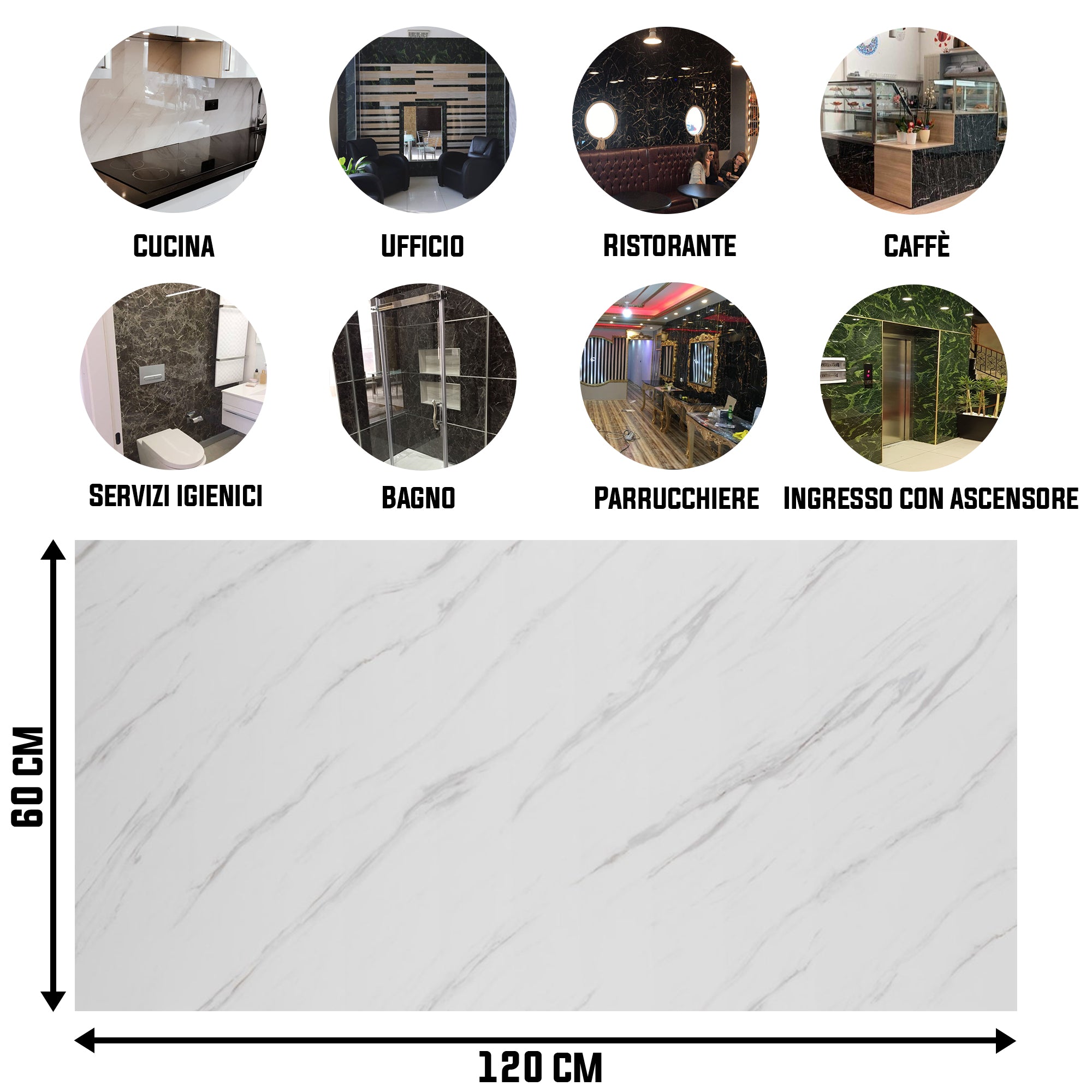 Ice Berg Grey / Marble alternative to bathroom tiles