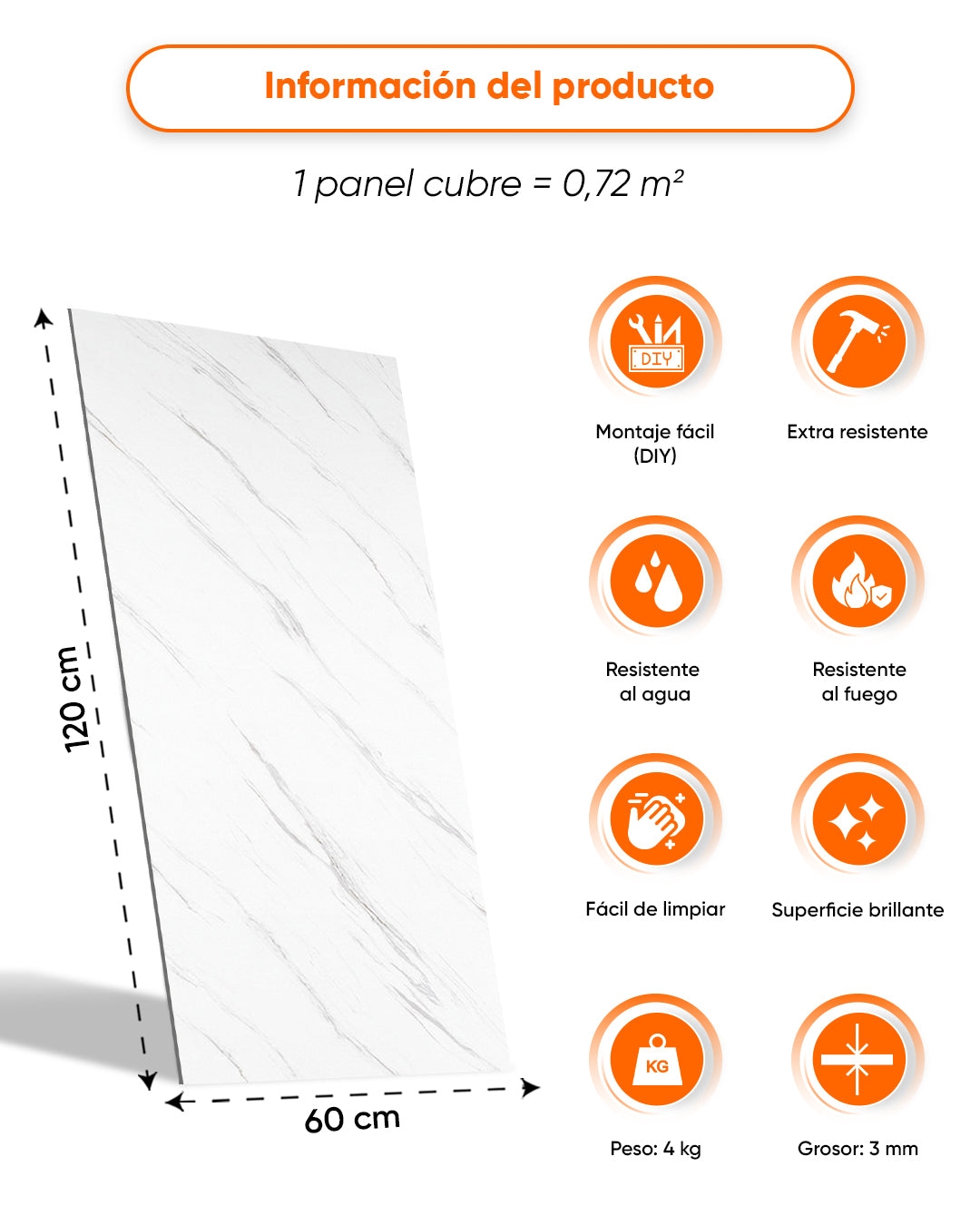 Ice Berg Grey / Alternativa de mármol a los azulejos del baño