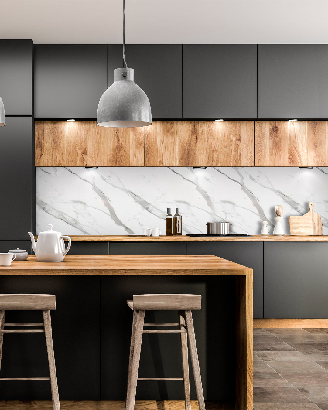 Ice Berg Grey New / Alternativa de mármol a los azulejos del baño.