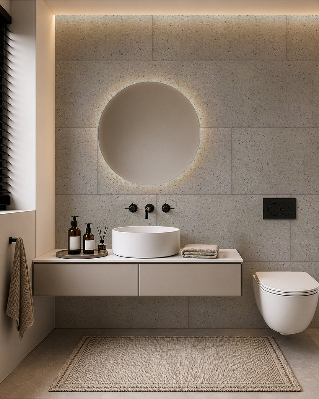 Panel de pared SPC 60x120 cm | Revestimiento de pared impermeable | Infinite Elegance