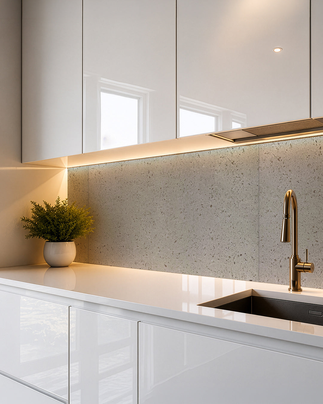 Panel de pared SPC 60x120 cm | Revestimiento de pared impermeable | Infinite Elegance