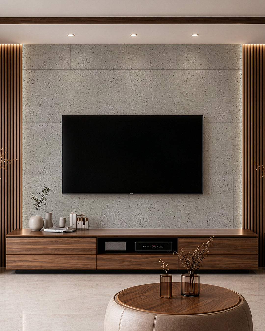 Panel de pared SPC 60x120 cm | Revestimiento de pared impermeable | Infinite Elegance