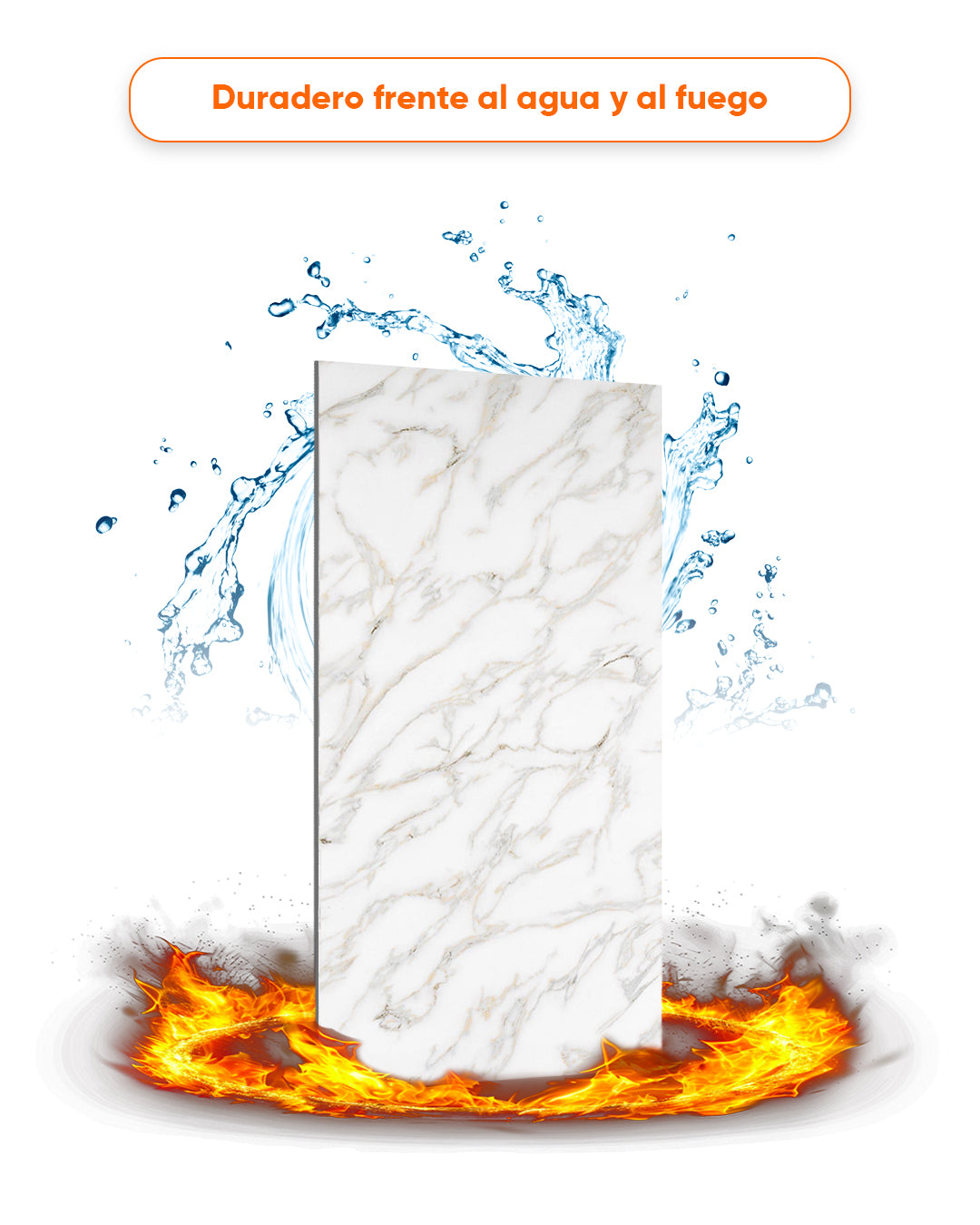 Calacada / Marble alternative to bathroom tiles