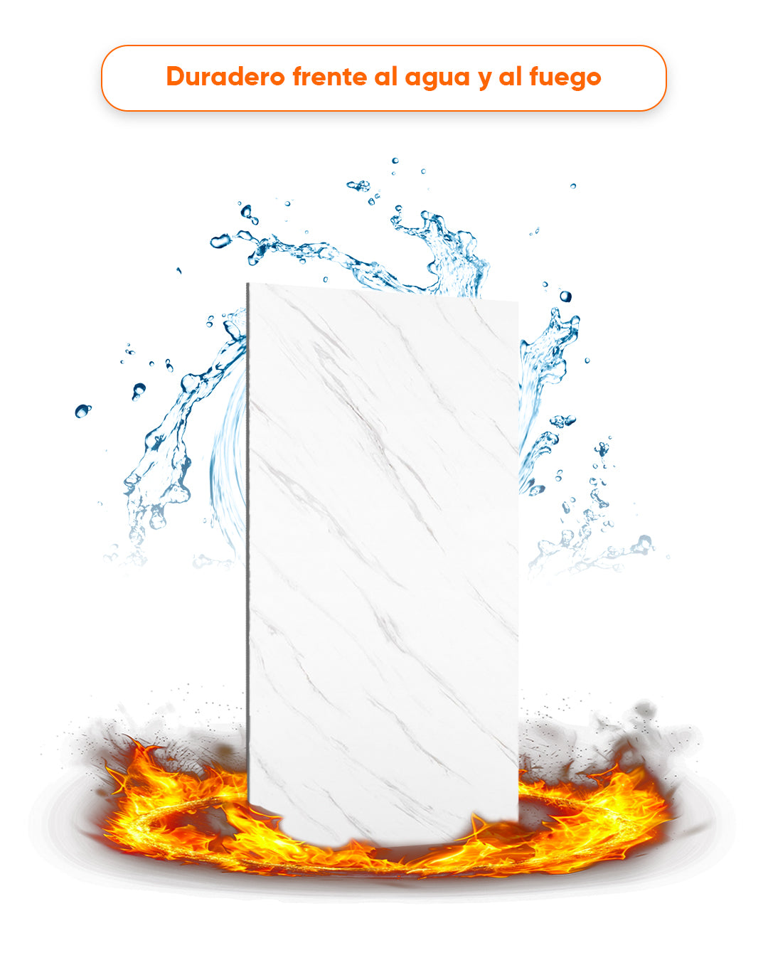 Ice Berg Grey / Alternativa de mármol a los azulejos del baño