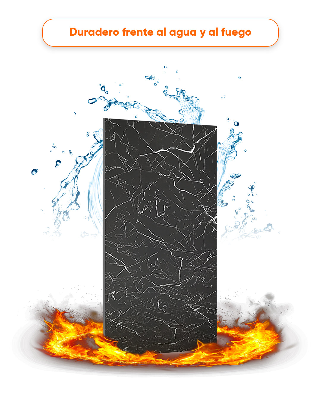 Tidal Wave V-12 / Alternativa de mármol a los azulejos del baño