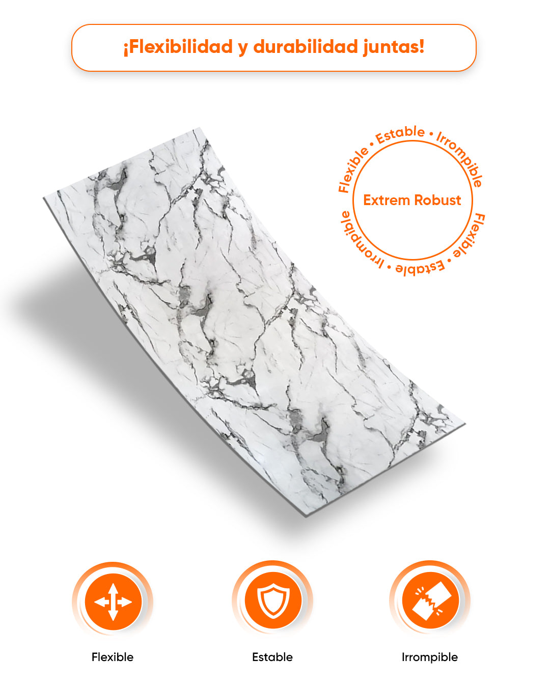 Arctic Breeze V-14  / Alternativa de mármol a los azulejos del baño