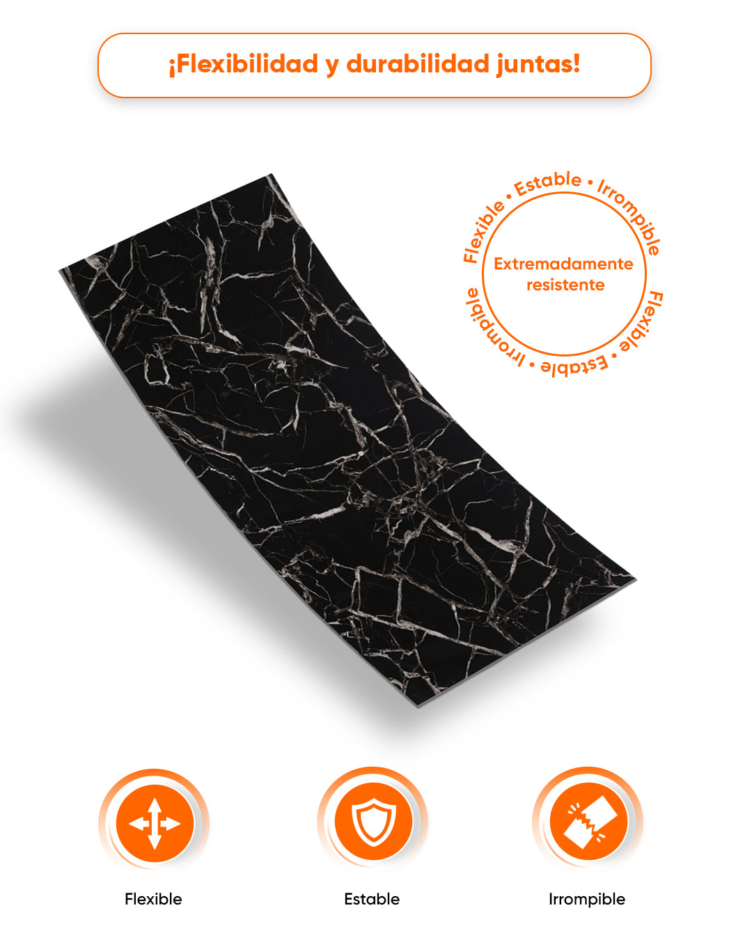 Black White / Alternativa de mármol a los azulejos del baño