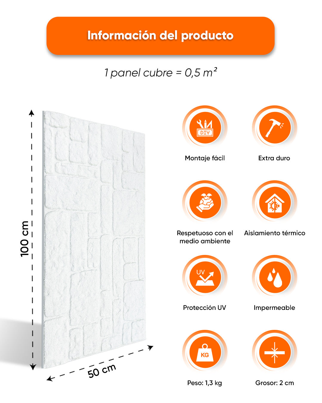 White Snow: K-1900 Revestimiento de piedra de ladrillo