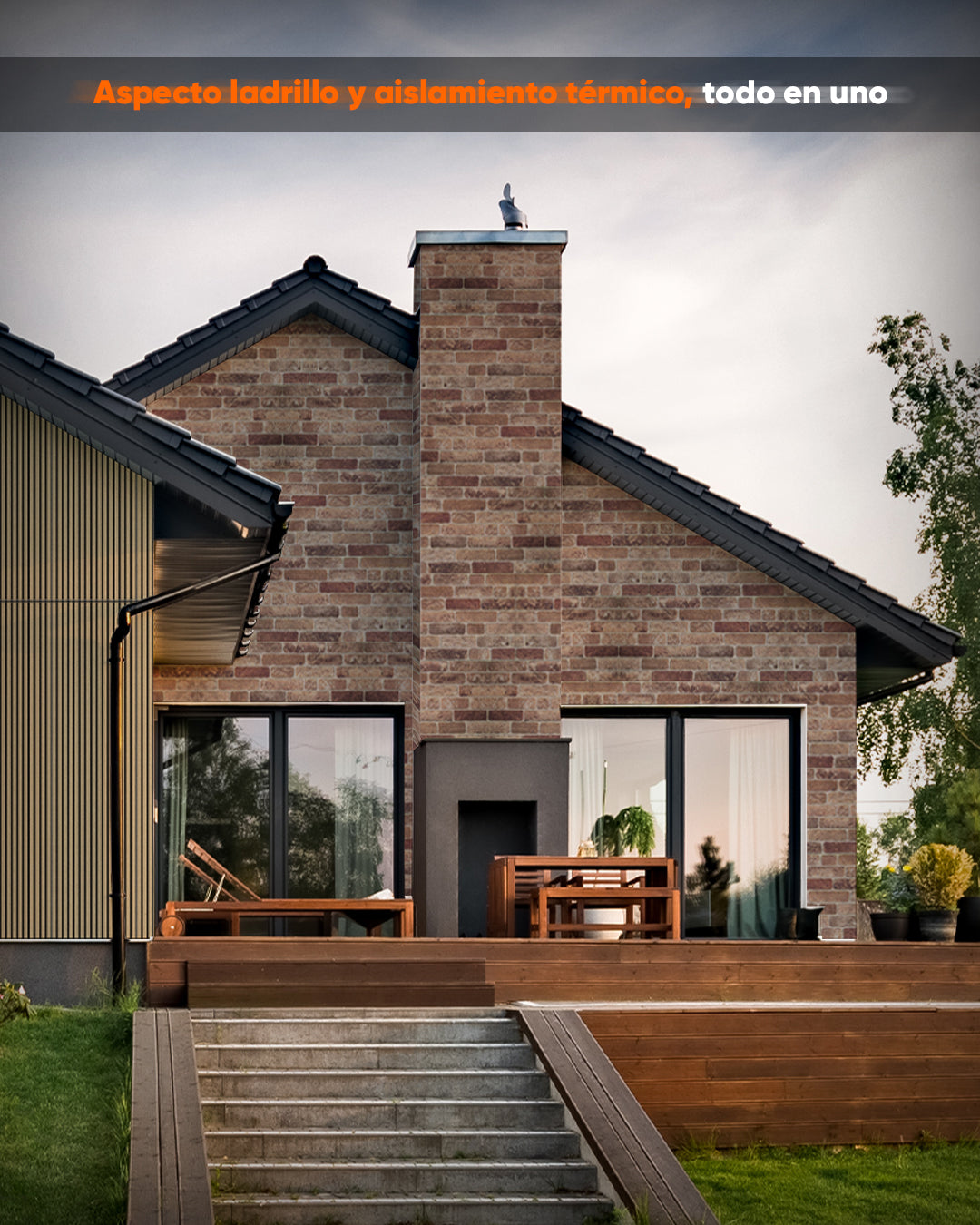 Farmhouse Style L-1901 Revestimiento de fachada de piedra Licia
