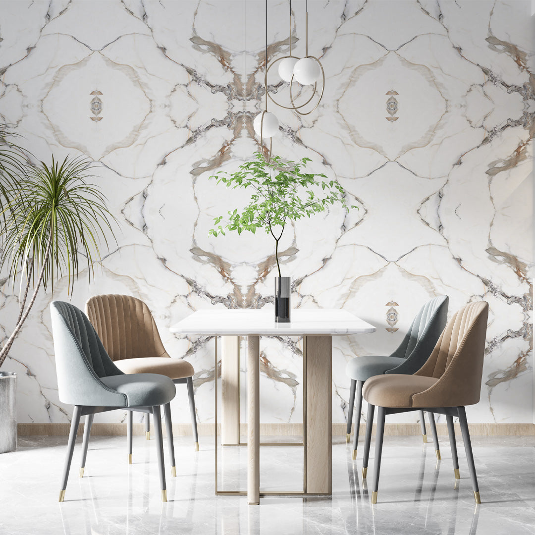 Garden of Eden V-04 / Marble alternative to bathroom tiles