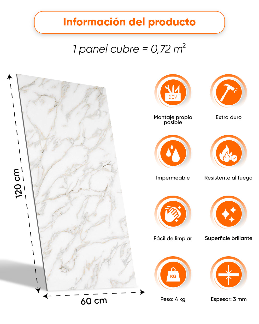 Calacada / Marble alternative to bathroom tiles