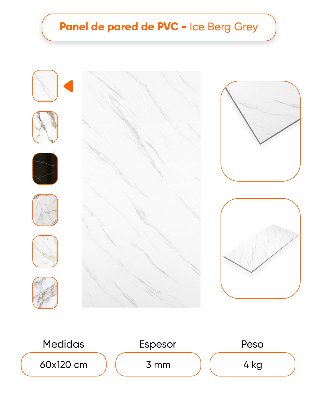 Ice Berg Grey / Alternativa de mármol a los azulejos del baño