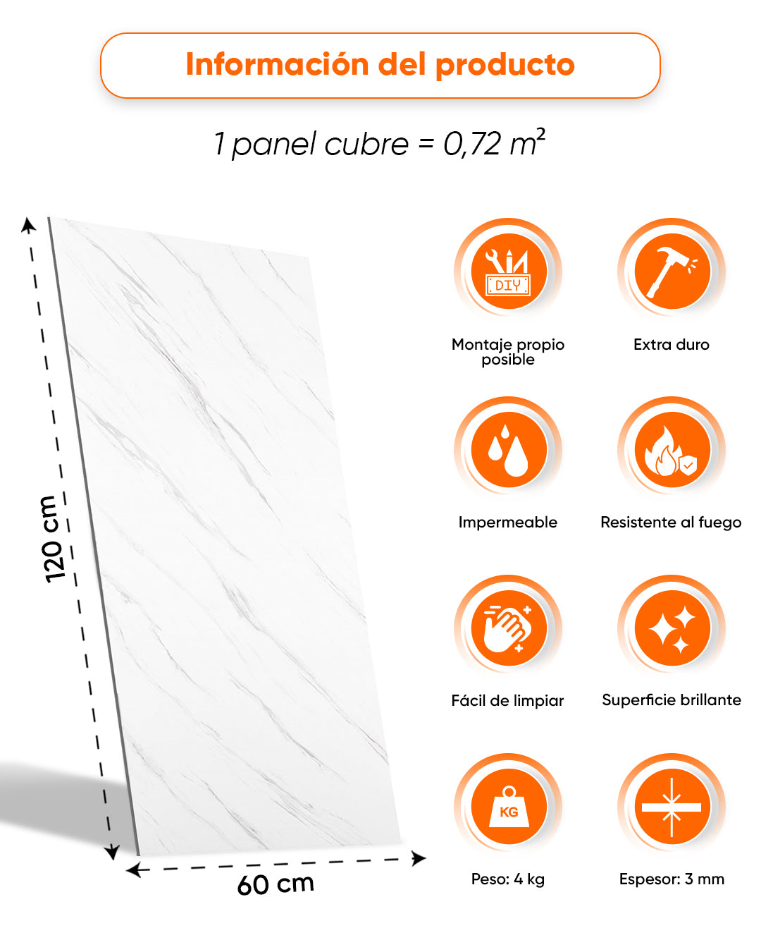 Ice Berg Grey / Alternativa de mármol a los azulejos del baño