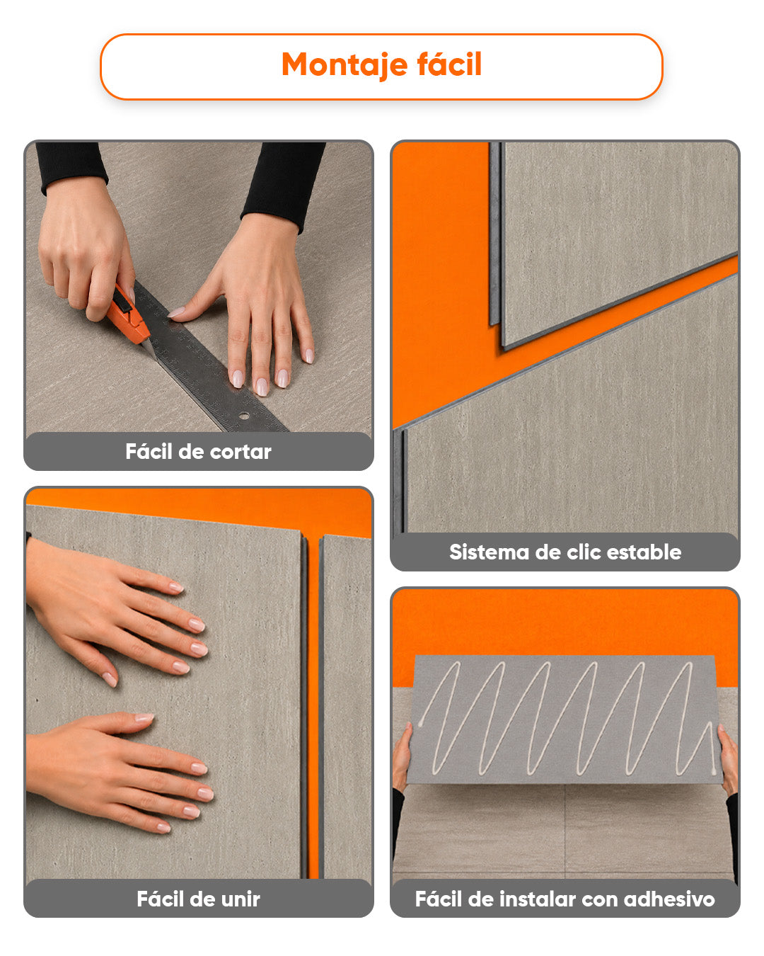 Panel de pared SPC 60x120 cm | Revestimiento de pared impermeable | Tiefe Grünlinie