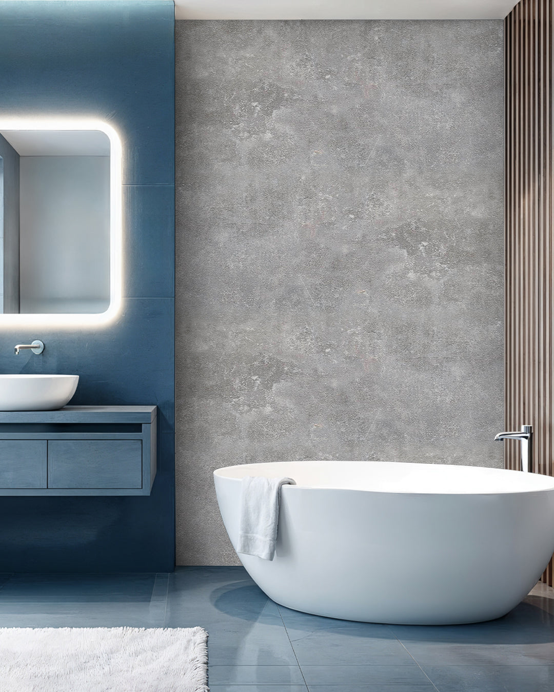 Moonwalk / Alternativa de mármol a los azulejos del baño