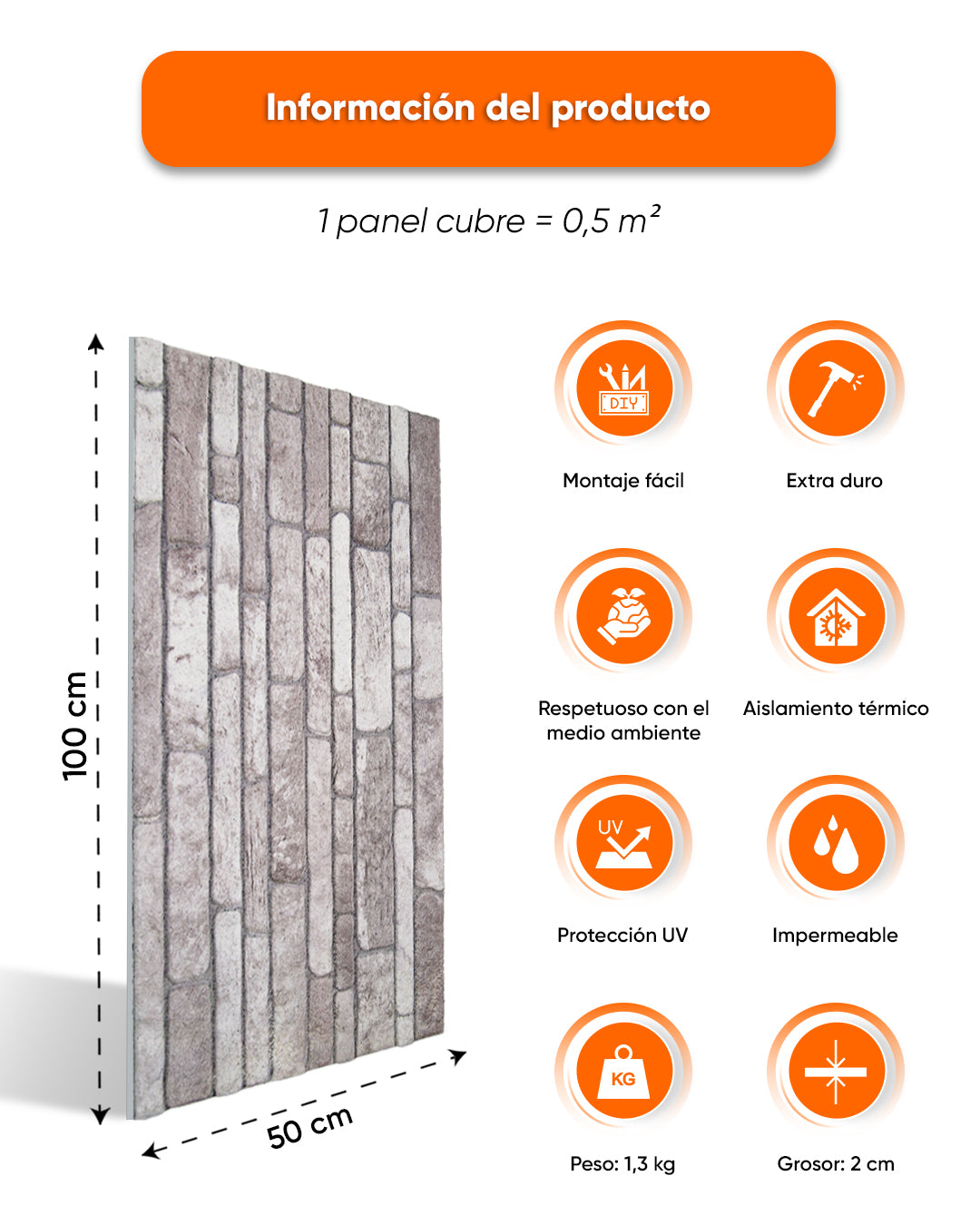 Cream Dream N-04 Revestimiento de piedra de ladrillo