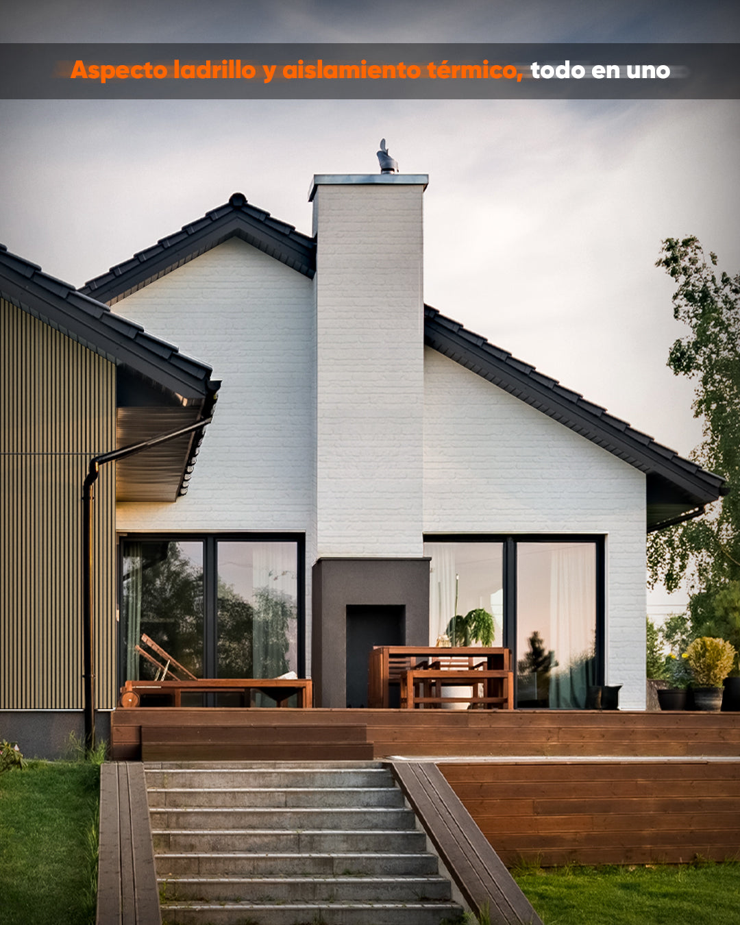 White Snow: N-1900 Revestimiento de piedra de ladrillo