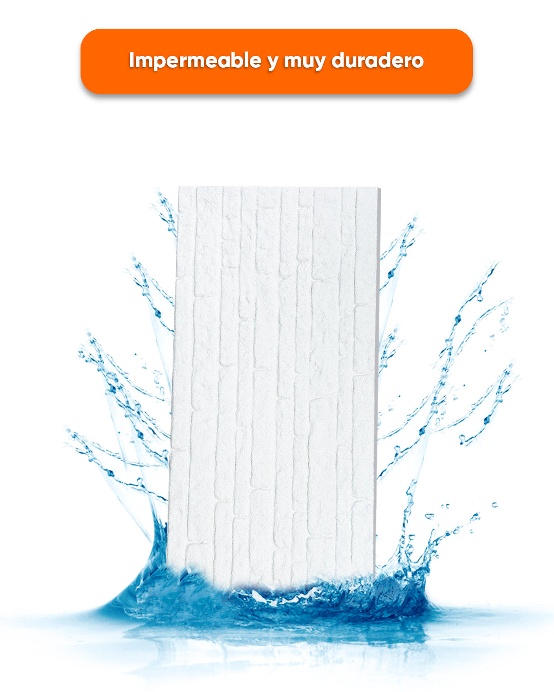 White Snow: N-1900 Revestimiento de piedra de ladrillo