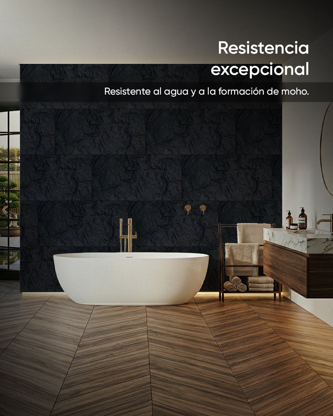 Night Stone Paneles de Pared 3D de Piedra Stone
