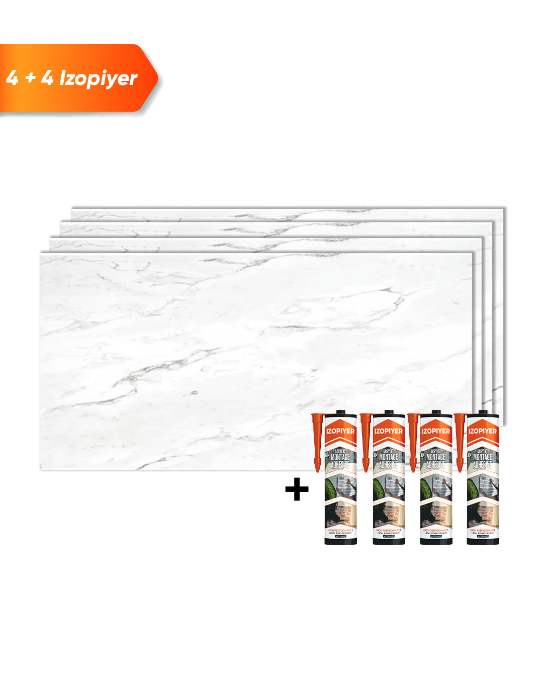 Panel de pared SPC Blanco 60x120 cm – Oslo Weiß