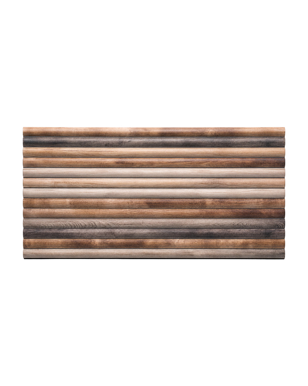 Revestimiento de pared efecto madera 50×100×2 cm | Paneles de pared 3D de poliestireno | Rustic Wood OP-02