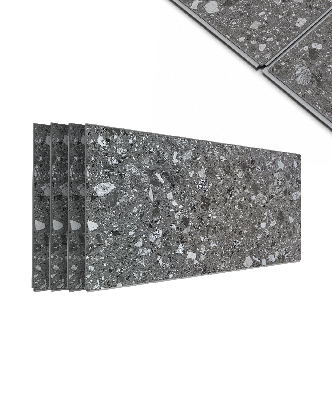 Panel de pared SPC 60x120 cm | Revestimiento de pared impermeable | Pure Terrain