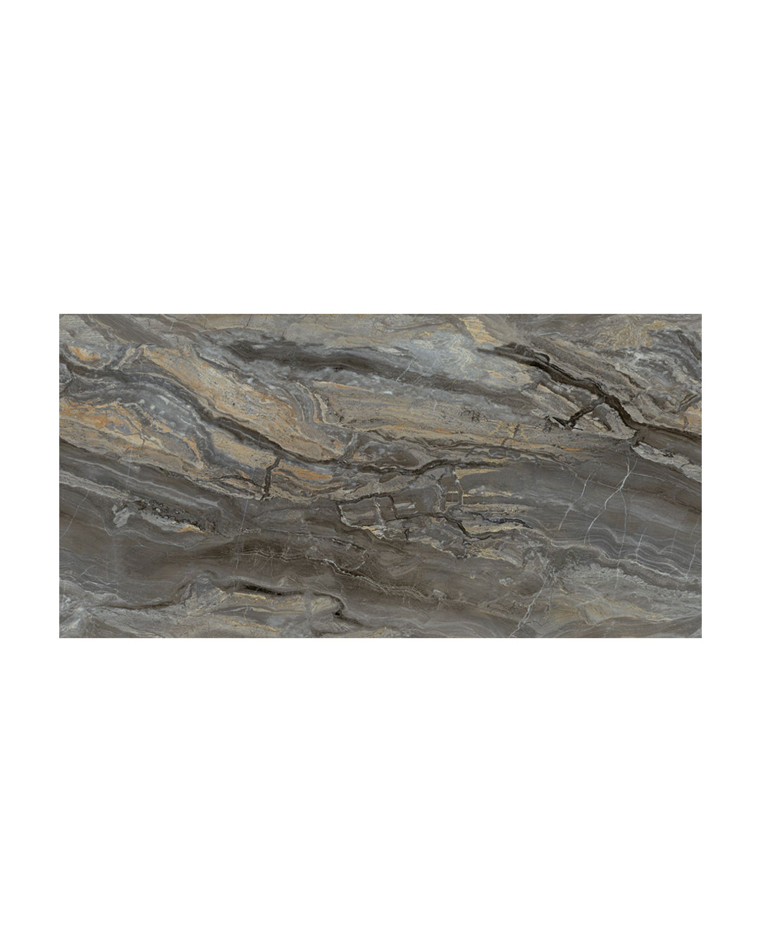 Smoky Brown / Alternativa de mármol a los azulejos del baño