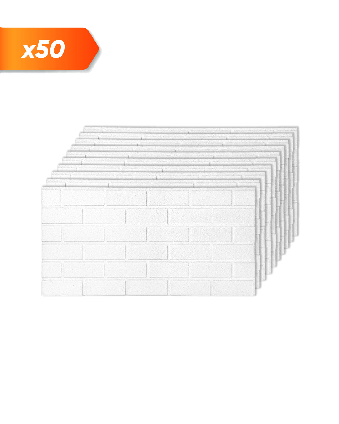 White Snow: T-1900 Revestimiento de piedra de ladrillo