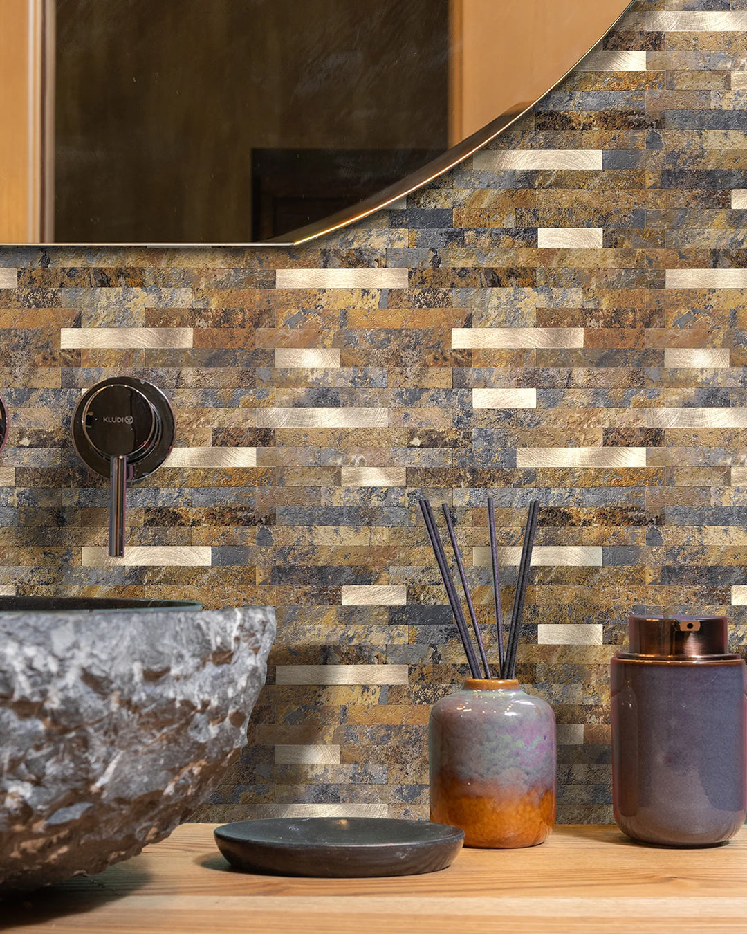 Traces of Mosaics WJ-02 | Mosaic Wall Tiles Self-Adhesive Wall Tiles