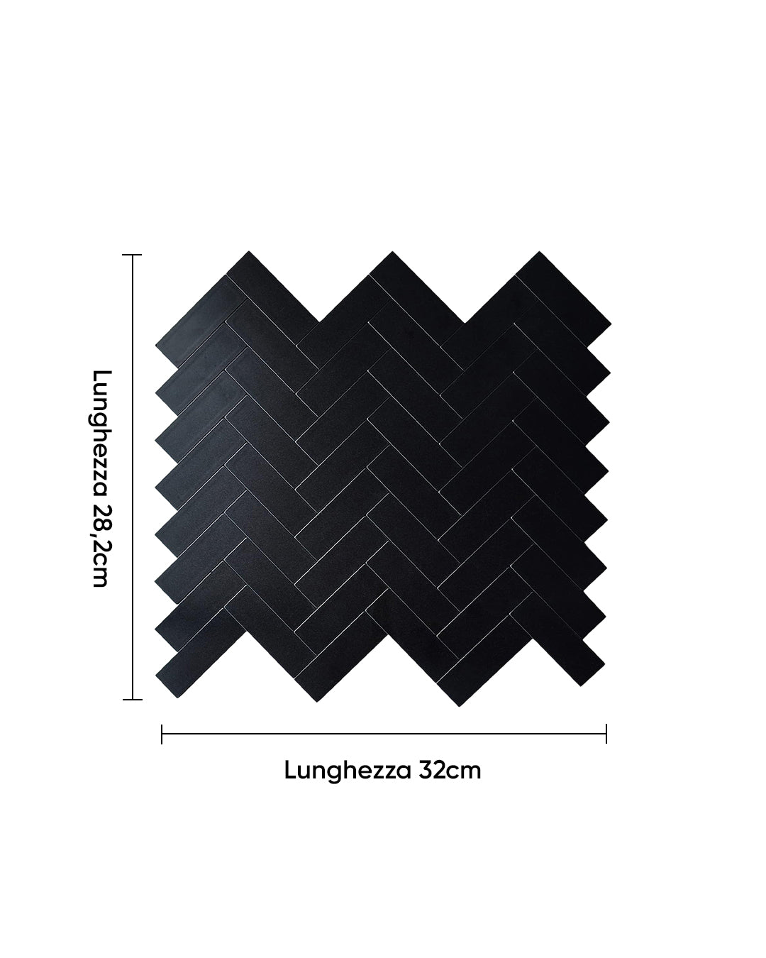 Black Mosaics  WJ-141 | Revestimientos mosaicos Revestimientos autoadhesivos