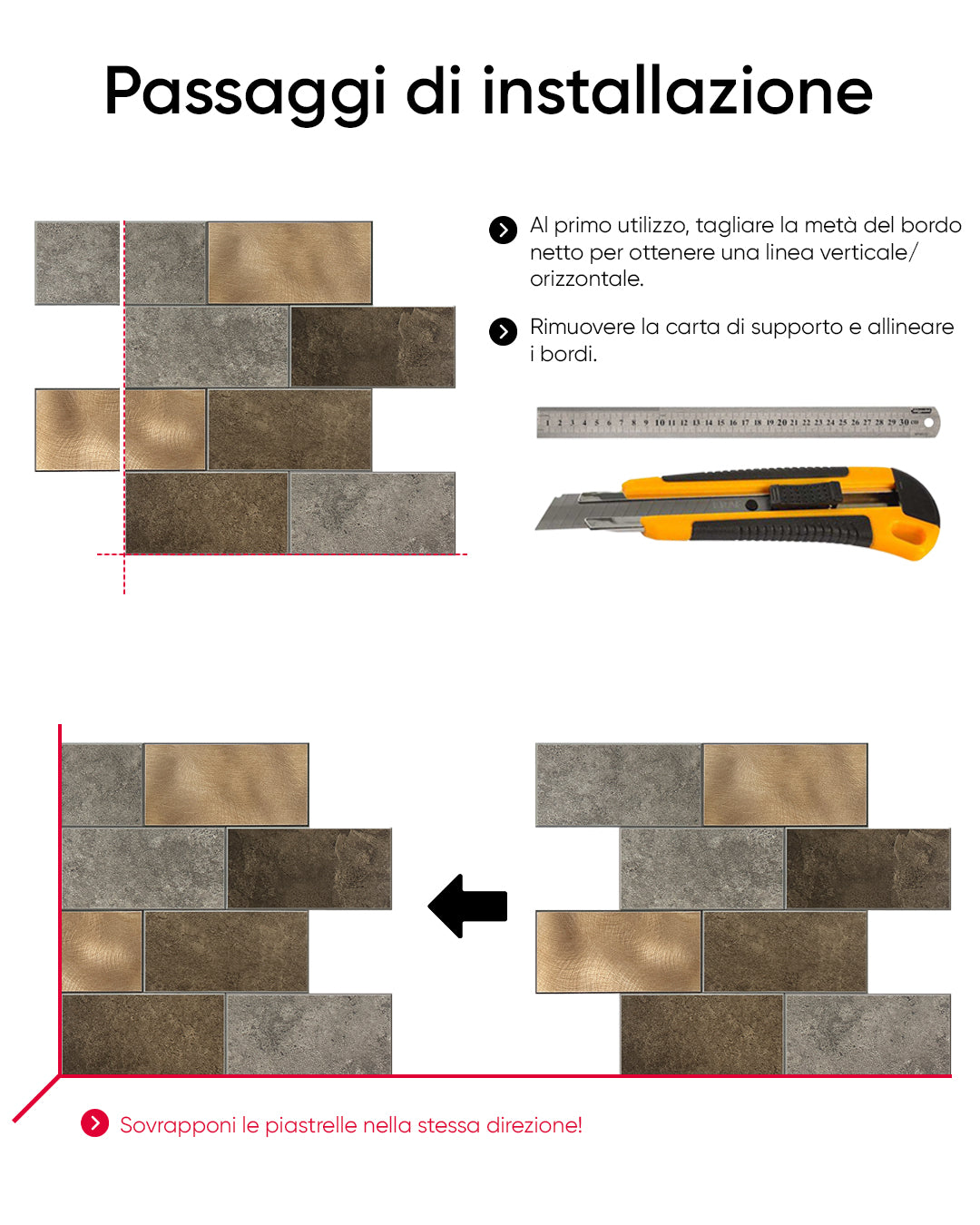 Mysterious Mosaics WJS-241 | Mosaic Wall Tiles Self-Adhesive Wall Tiles