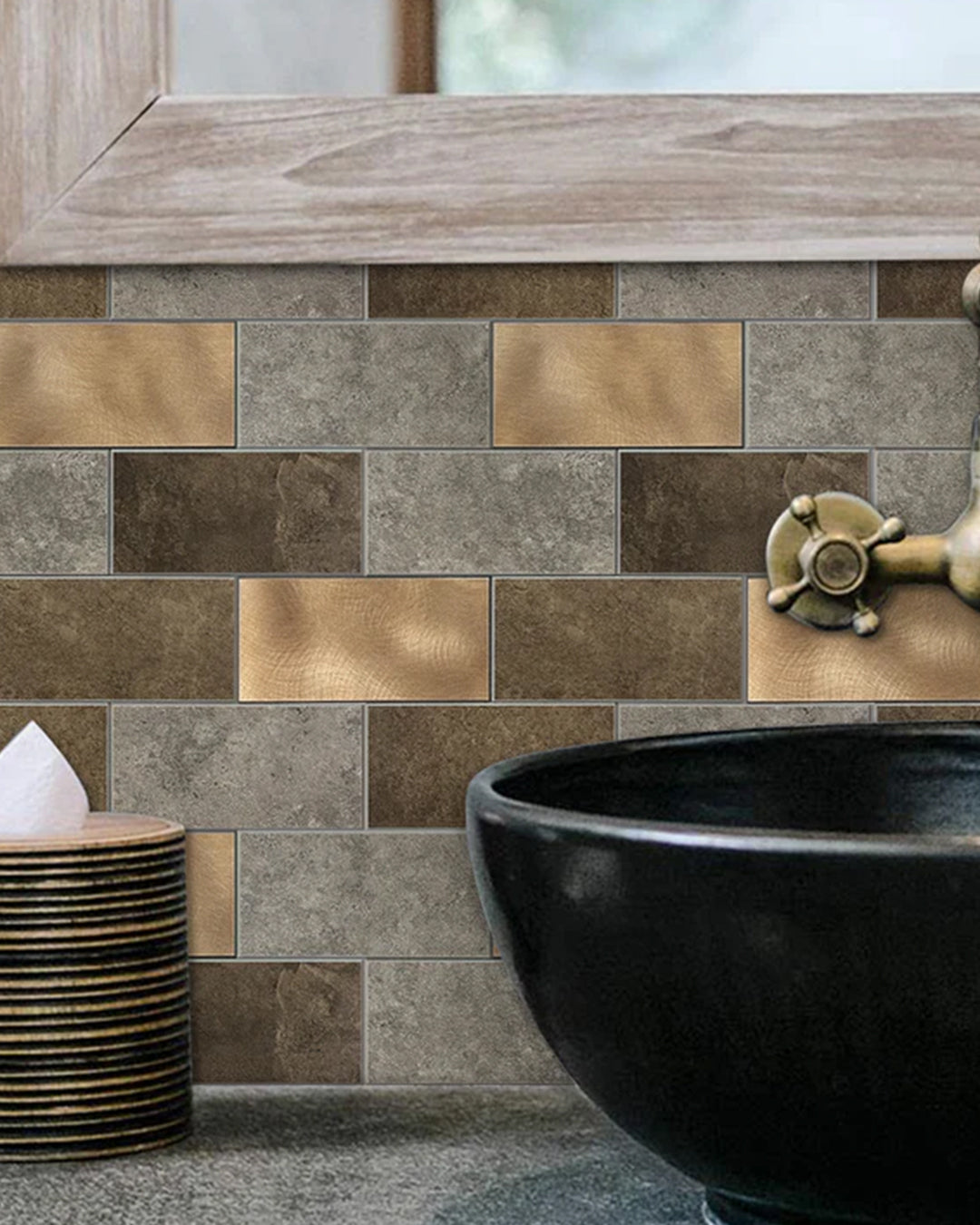 Mysterious Mosaics WJS-241 | Mosaic Wall Tiles Self-Adhesive Wall Tiles