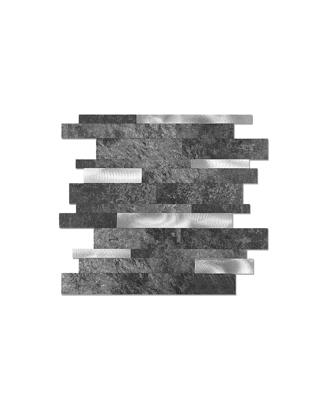 Modern Grey-White Mosaics WJS-3166 | Self-Adhesive Mosaic Wall Tiles