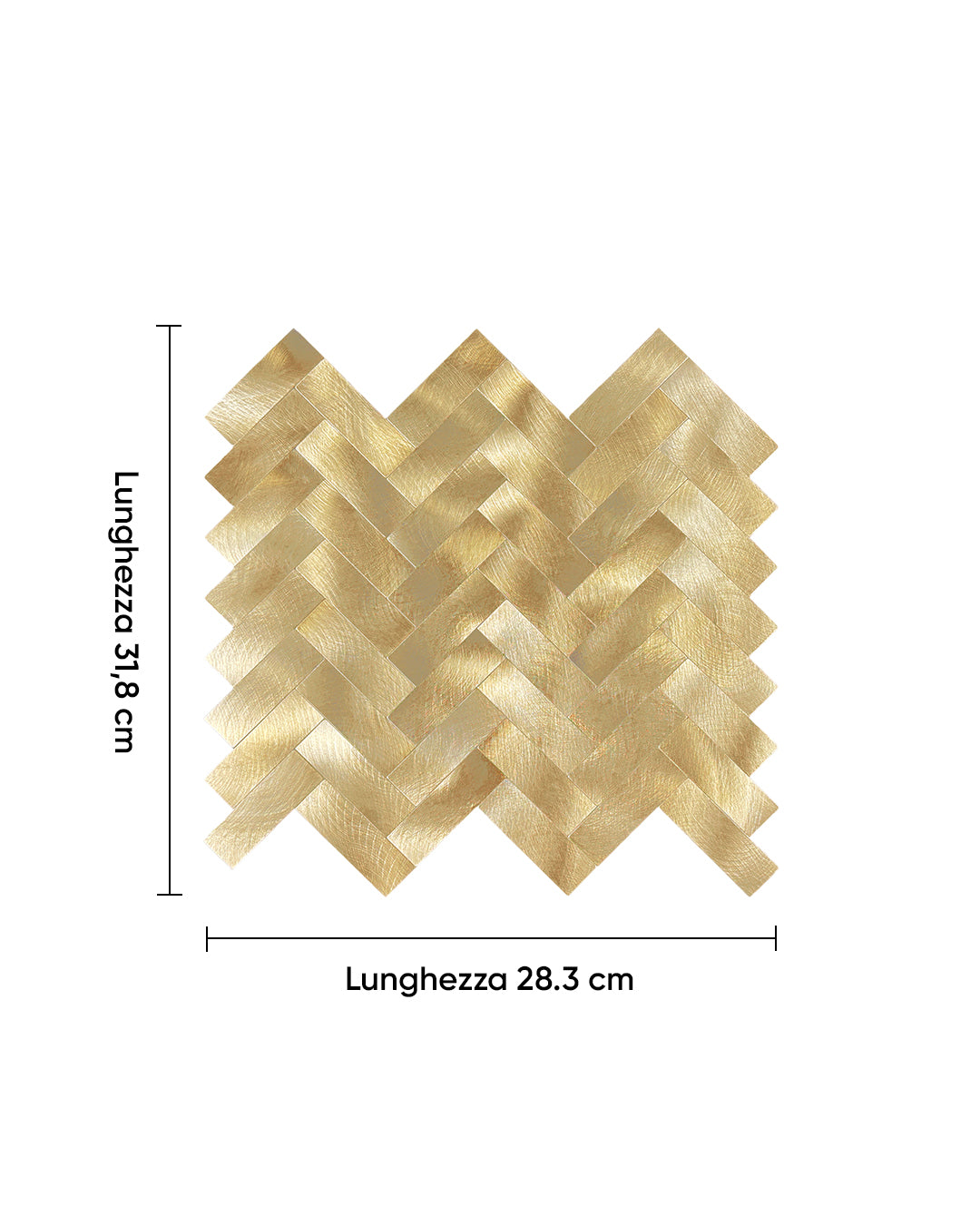 Golden Royal Mosaics WJS-476 | Mosaic Wall Tiles Self-Adhesive Wall Tiles