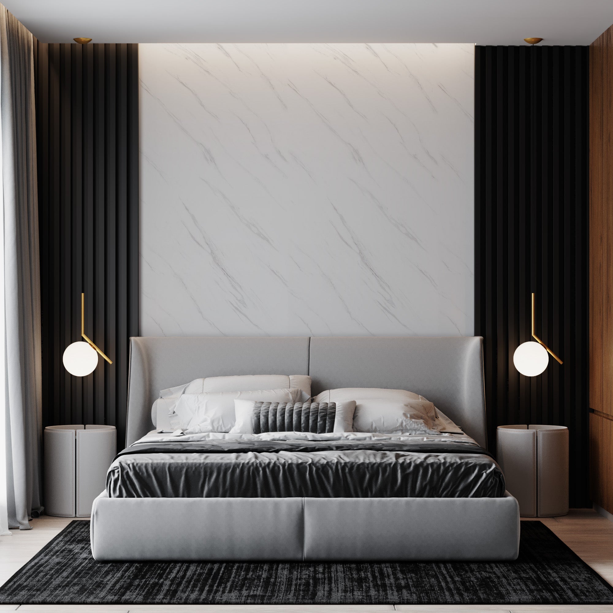 Ice Berg Grey / Marble alternative to bathroom tiles