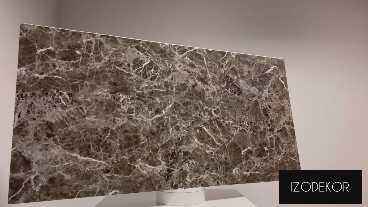 Emperador Dark / Marble alternative to bathroom tiles
